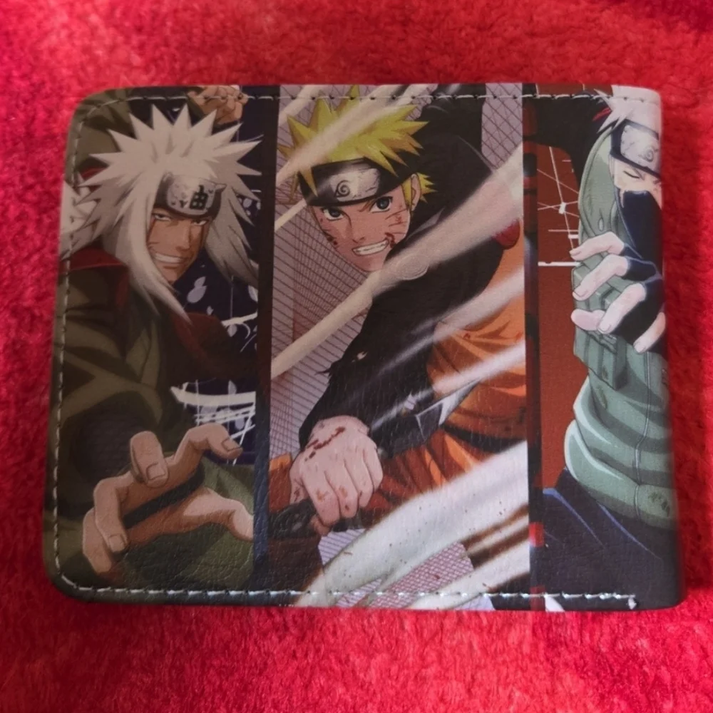 New Naruto anime manga leather wallet